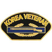 PINS- KOREA, VETERAN, CIB (1-1/4")