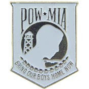 PINS- POW*MIA/USA, FLAG FREE THEM NOW (1")