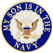 PINS- USN Navy LOGO, SON (15/16")