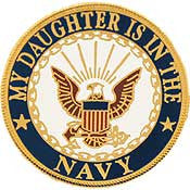 PINS- USN Navy LOGO, DAUGHTER (15/16")