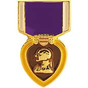 PINS- MEDAL, PURPLE HEART (MINI) (7/8")