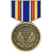 PINS- MEDAL, GLOBAL WAR ON TERROR, SERVICE (1-3/16")