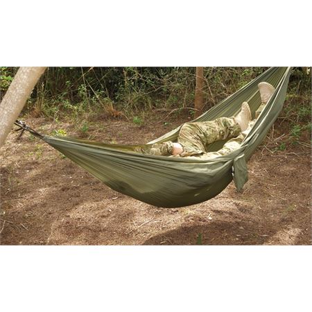 Snugpak Tropical Hammock with Zippered Storage Pouch with Handle - Olive