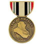 PINS- MEDAL, IRAQ CAMPAIGN (1-3/16")