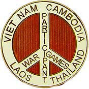 PINS- VIET, WAR GAME, SE ASIA (WHT) (1")