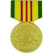 PINS- MEDAL, VIET, SVC. (1-3/16")