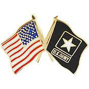 PINS- ARMY, FLAG, USA/ARMY, SM (1")
