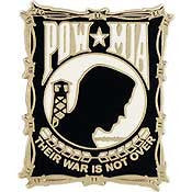 PINS- POW*MIA, THEIR WAR IS NOT OVER (1")