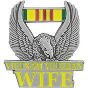 PINS- VIET, VETERAN, WIFE (1")