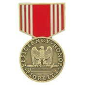 PINS- MEDAL, ARMY GOOD COND. (1-3/16")