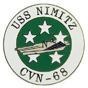 PINS- USS, Navy NIMITZ (1")