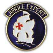 PINS- ARMY, JUNGLE EXPERT (1")
