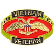 PINS- VIET, VETERAN, 59-75 (1-1/8")
