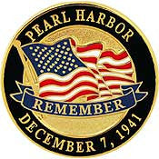 PINS- WWII, PEARL HARBOR, RMB (1")