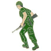 PINS- SOLDIER, G.I.JOE (1")