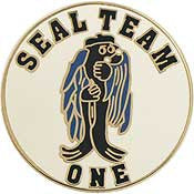 PINS- USN, Navy SEAL TEAM, 01 (15/16")