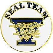 PINS- USN, Navy SEAL TEAM, 05 (15/16")