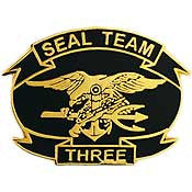 PINS- USN, Navy SEAL TEAM, 03 (1-1/8")