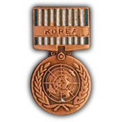 PINS- MEDAL, U.N. SERVICE KOR (1-3/16")