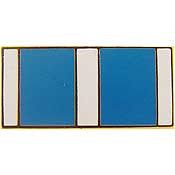 PINS- RIBB, KOREAN SERVICE (MED) (7/8")