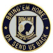PINS- POW*MIA, BRING'EM, HOME (1")