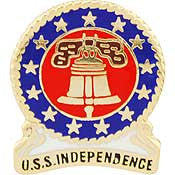 PINS- USS, Navy INDEPENDENCE (1")