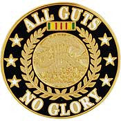 PINS- VIET, ALL GUTS NO GLRY (1")