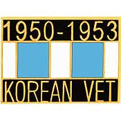 PINS- KOREA, VETERAN, 50-53 (1")