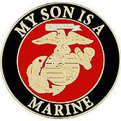 PINS- USMC Marine Core LOGO,SON (15/16")
