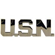PINS- USN, Navy SCR U.S.N.LETTERS (1")