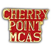 PINS- USMC, Marine Core SCR, CHERRY PT.MC (1")