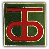 PINS- ARMY, 090TH INF.DIV. (1")