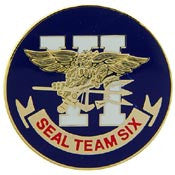 PINS- USN, Navy SEAL TEAM, 06 (15/16")