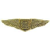 Pins- WING-MILE HIGH CLUB (MINI) (1-1/4")