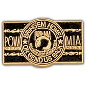 PINS- POW*MIA, BRING'EM, RECT (1")