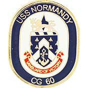 PINS- USS, Navy NORMANDY (1")