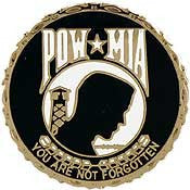 PINS- POW*MIA, YOU ARE NOT FORGOTTEN (1")