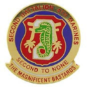 PINS- USMC, Marine Core 004TH DIV.,2BN (1")