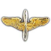 Pins- WING-ARMY,AVIATOR,EARLY- (MINI) (1-3/8")
