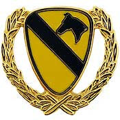 PINS- ARMY, 001ST CAV.WREATH (1-1/16")