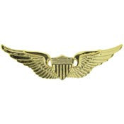 WING-ARMY, AVIATOR, BASIC (GLD) (2-5/8")