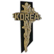 PINS- KOREA, MEMORIAL CROSS (1-1/2")