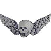 WING- DEATH, SKULL, XLG, PWT (3")