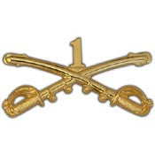 BDG- ARMY, CAV.SWORDS, 01ST (2-1/4")