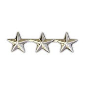 RANK- ARMY, GENERAL STAR,A3 - SLV (2")