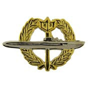 PINS- USN, Navy SUB.WREATH (1-11/16")