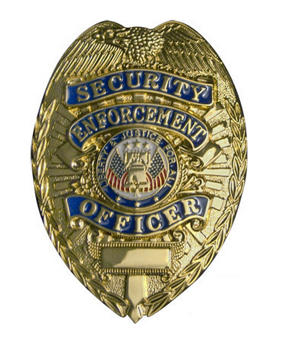 Rothco Badges: Deluxe Security/Enforcement Officer / Gold