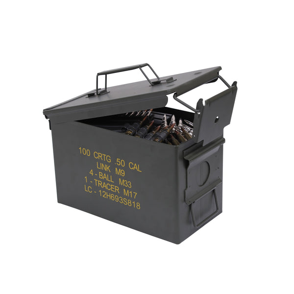 Rothco Ammo: Mil-Spec 50 Cal. Ammo Cans