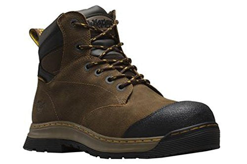 Dr. Martens Men's Deluge Waterproof Safety Toe - Brown