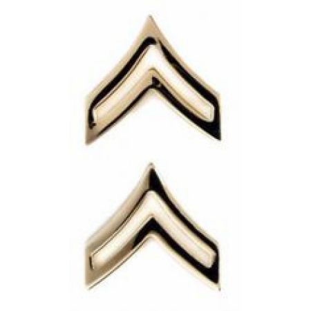 Army Gold-Brite Enlisted Rank